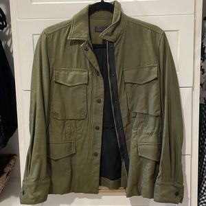 Rag and bone green shirt jacket
